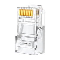 RJ45 Ethernet Connector Cat5e Cat6 Cat6a Cat7 Shielded Unshielded Gigabit 10G Network Plug for LAN Surveillance