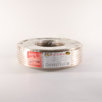2-Core tinned copper power cable transparent sheath flexible wire