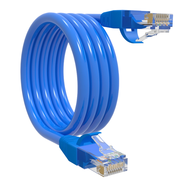 Cat6 UTP Ethernet Cable – Non-Shielded, Pre-Terminated Gigabit Network Patch Cable for Computers & Routers