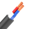 2-Core RVV Household Power Cable – Flexible Black PVC Sheath, 0.5–2.5 mm² Parallel Wire