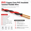 RVS copper core PVC insulated twisted flexible wire