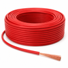 Cutaway view of RV copper conductor and PVC insulation