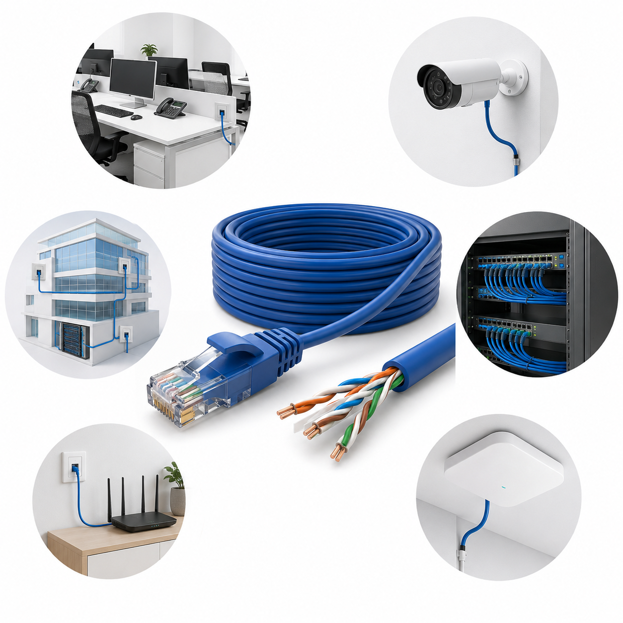 Standard Cat6 UTP Ethernet Cable