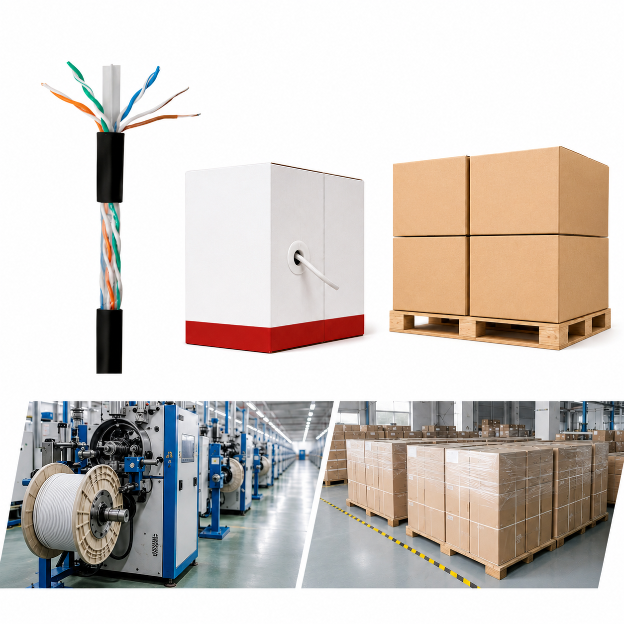 Solid Core Cat6 Ethernet Cable 23AWG | Pure Copper Network Cable for Permanent Installation
