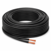 Twisted AVVR flexible wire showing copper strands and PVC insulation
