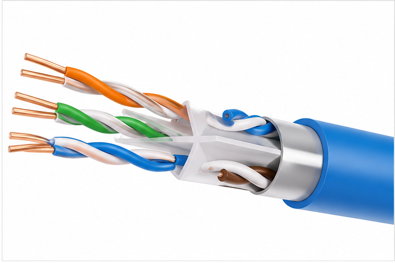 Cat6a Ethernet Cable 500MHz | Augmented Cat6 10Gbps Network Cable Manufacturer