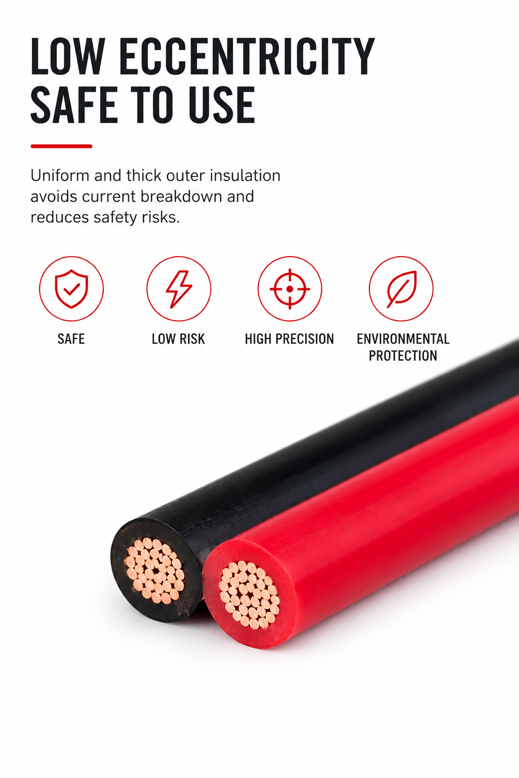 RVB Red Black Parallel Wire CCC CE RoHS Certified Pure Copper PVC Flexible Cable Manufacturer