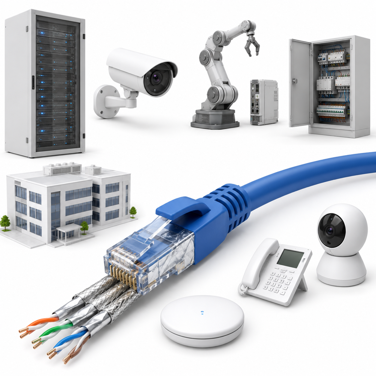 Cat6 S/FTP Ethernet Cable 250MHz | Shielded Foiled Twisted Pair Cable Manufacturer